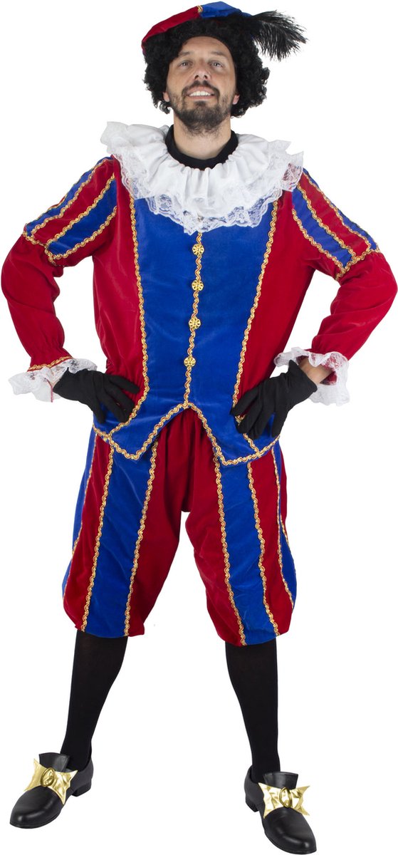 Sinterklaas | Pietenpak luxe piet | Maat 52-54 | Verkleedkleding